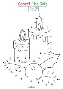 Free christmas dot to dot printables