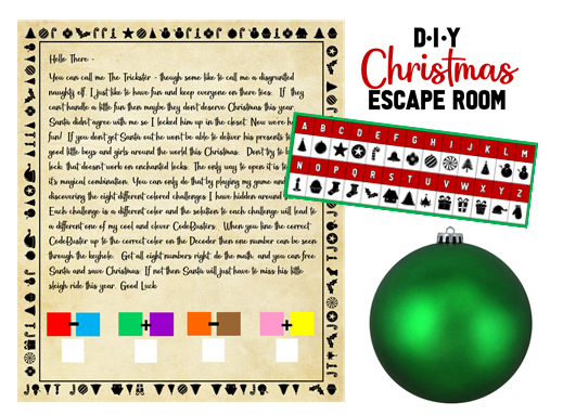 Diy christmas escape room plan