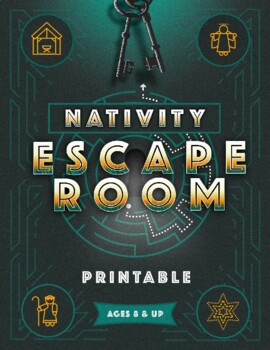 Nativity escape room print go christmas activity by teach sunday school