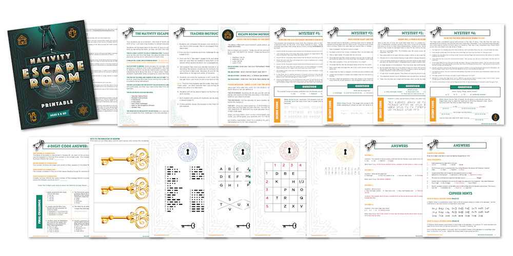 Nativity escape room â teach sunday school