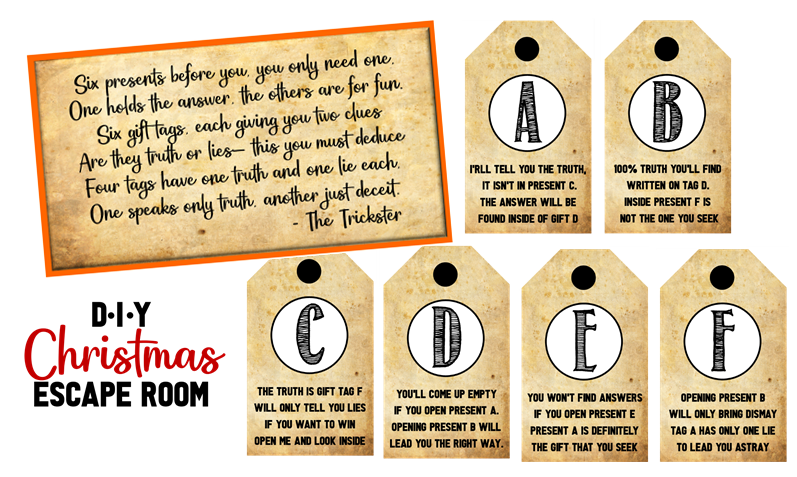 Diy christmas escape room plan