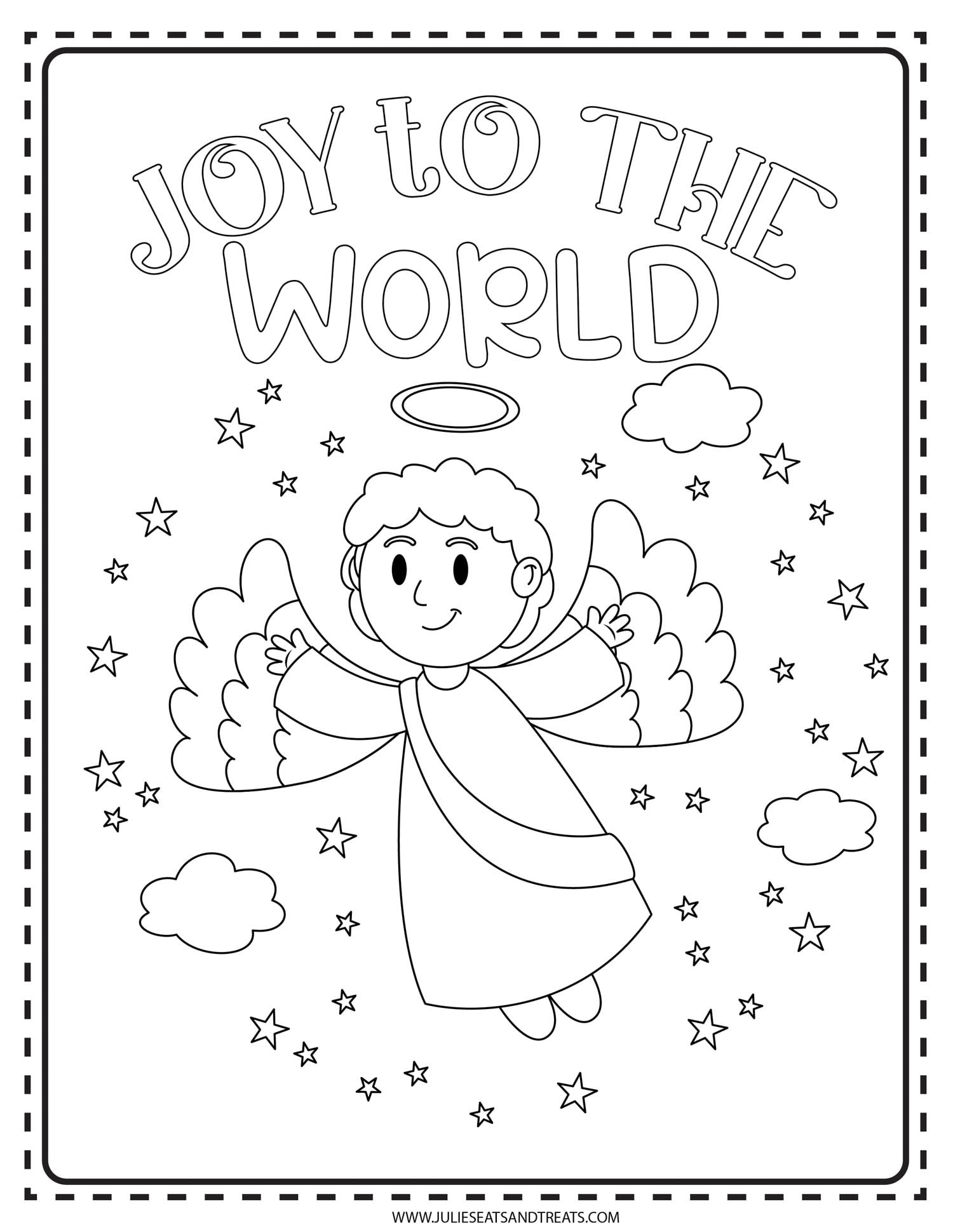 Nativity coloring pages