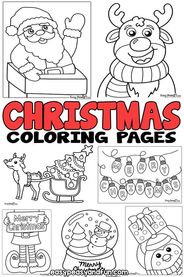 Printable christmas coloring pages