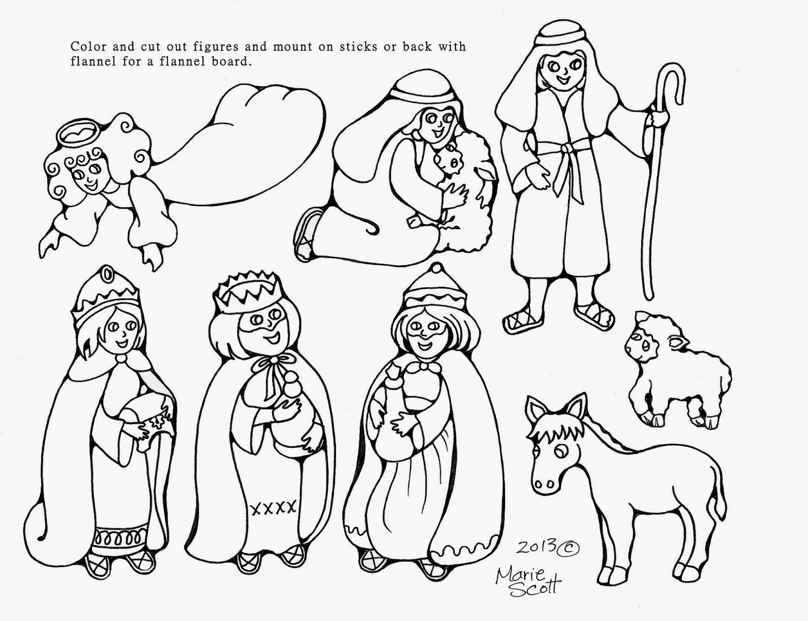 Printable nativity characters coloring pages nativity coloring pages nativity characters nativity coloring