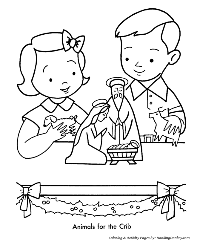 Christmas decorations coloring pages