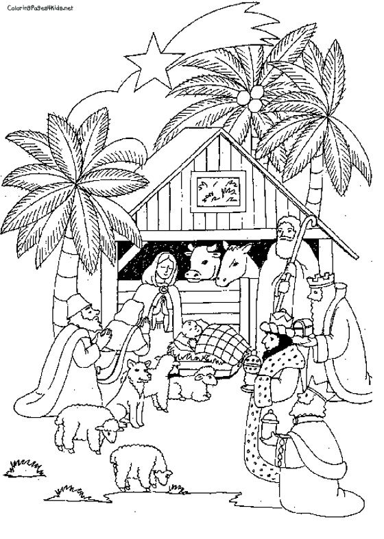 Nativity scenes coloring pages pictures precious moments coloring pages christmas coloring pages nativity coloring pages