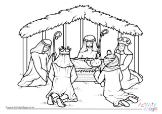 Nativity louring pages