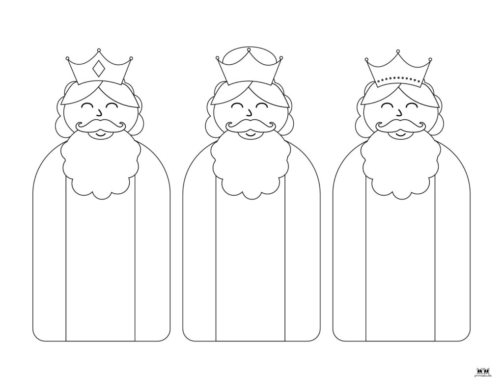 Nativity coloring pages