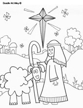 Christmas coloring pages