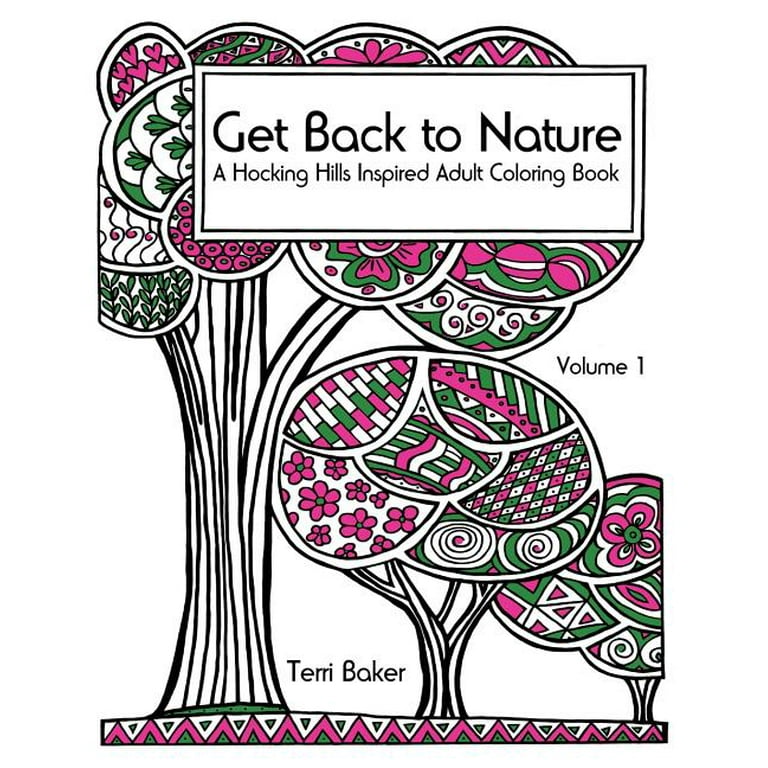 Get back to nature a hocking hills inspired adult coloring book