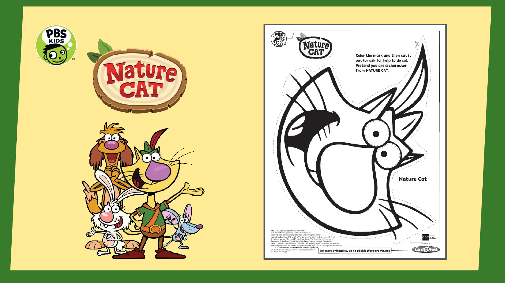 Play and pretend nature cat pbs learningmedia