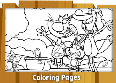 Nature cat coloring pages chicago