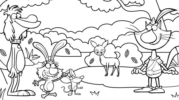 Nature cat coloring page cat coloring page coloring pages coloring pages for kids