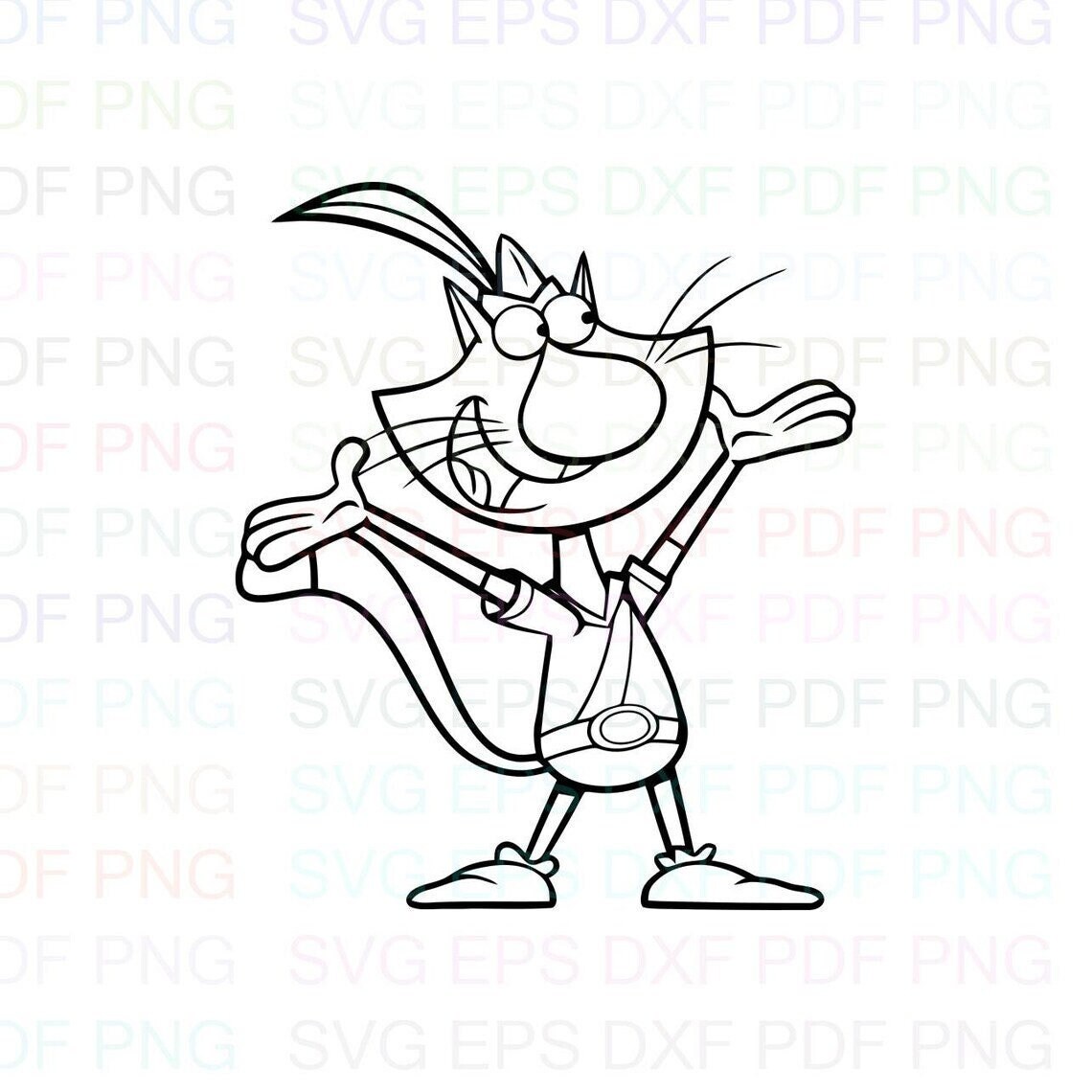 Nature cat svg