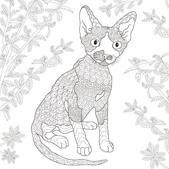 Nature coloring pages digitalinstant download instant download