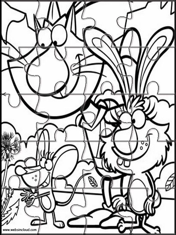 Nature cat jigsaw coloring pages pbs kids cat printable