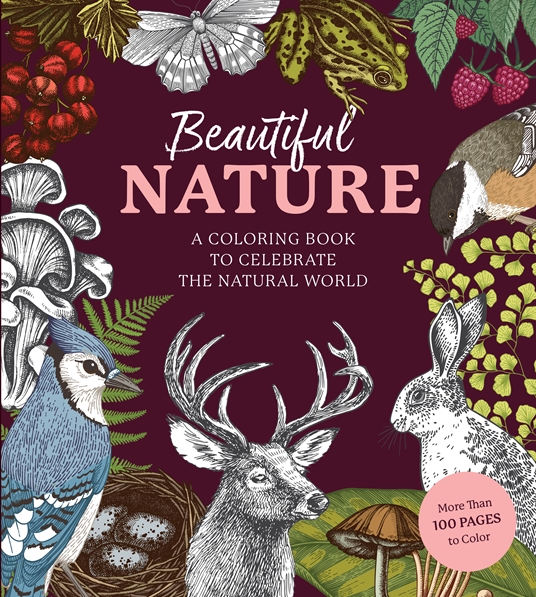 Beautiful nature coloring book by editors of chartwell books at a glance the group