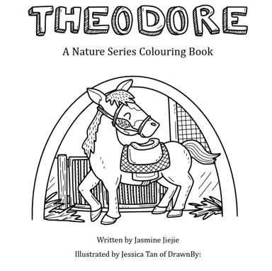 Theodore a nature series colouring book â drawnby