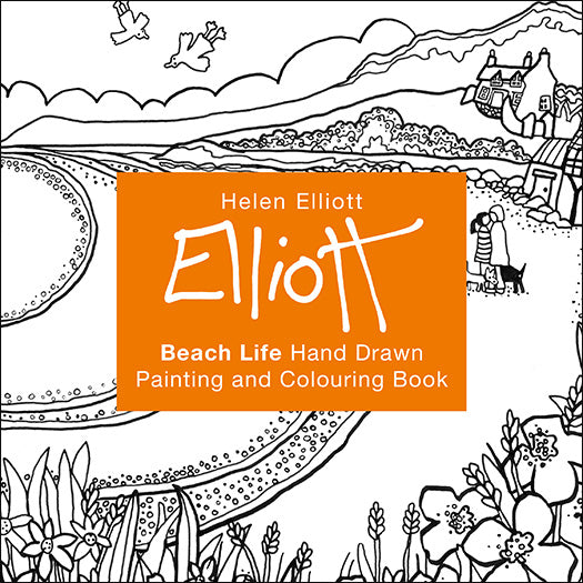 Helen elliott beach life colouring book â books