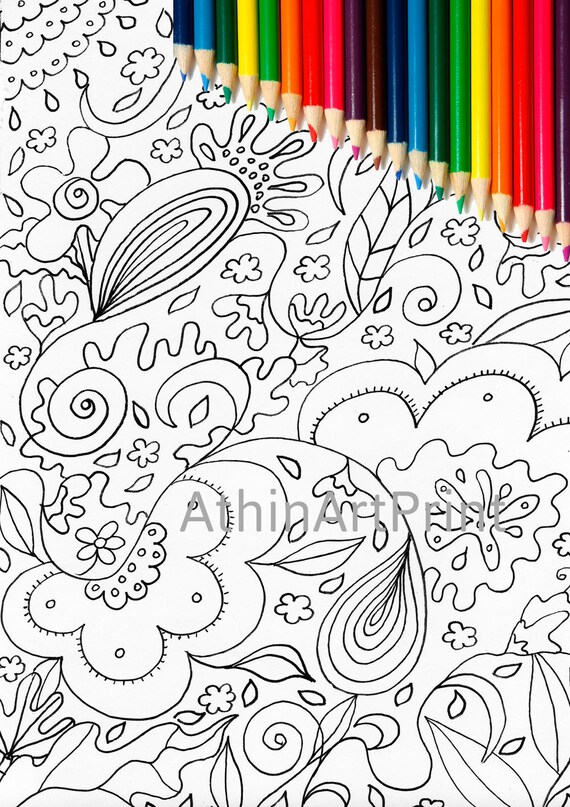 Coloring pages printable coloring page nature coloring page coloring pages for adults kids coloring print and color instant download