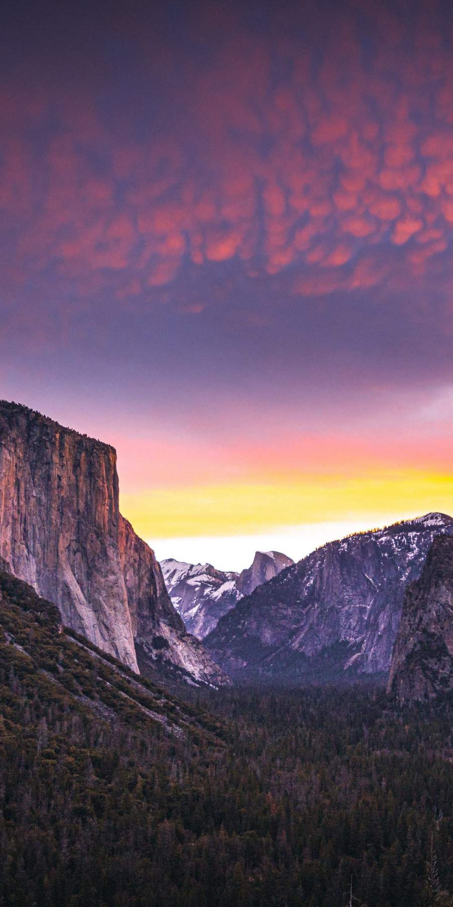 Yosemite nature k iphone wallpaper