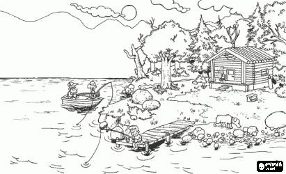 Landspe coloring pages for adults water landspes coloring pages coloring pages of water landâ adult coloring pages detailed coloring pages coloring pages