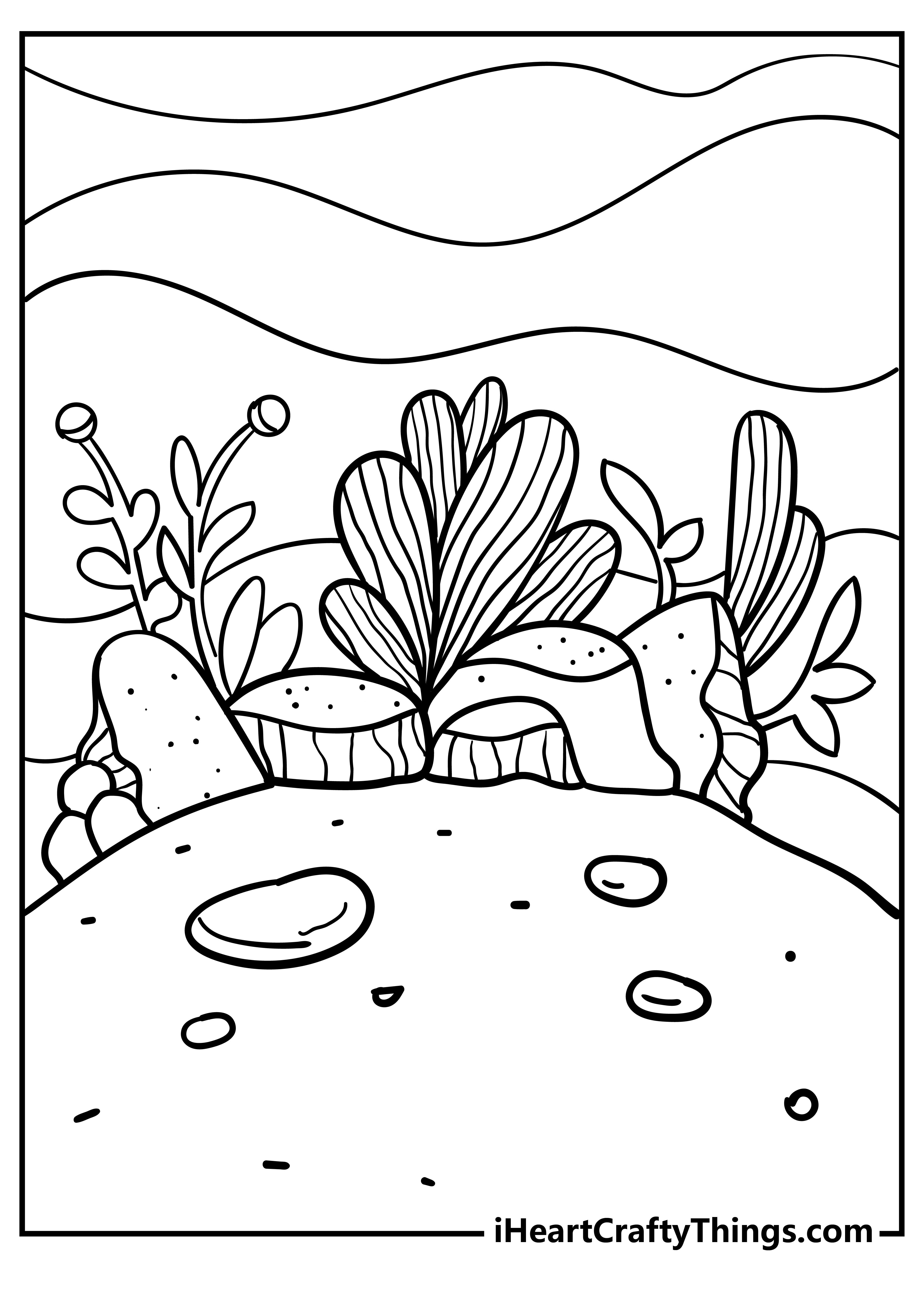 Nature coloring pages free printables