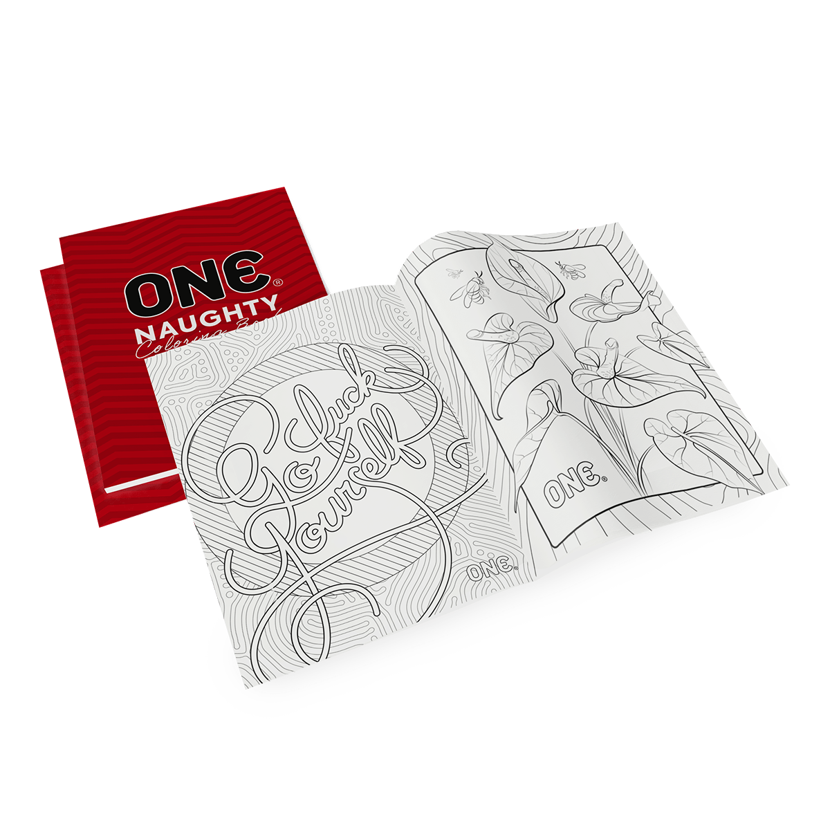 One condoms naughty coloring book