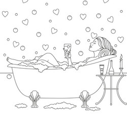 Sexy adult coloring pages vector images over