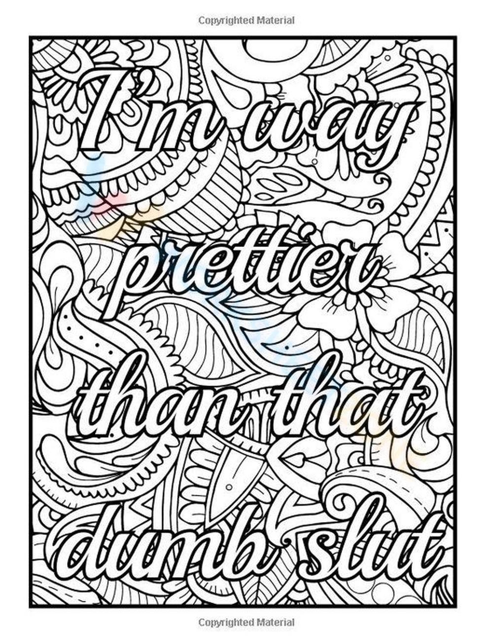 Inappropriate dirty coloring pages for adults worksheets