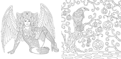 Sexy adult coloring pages vector images over