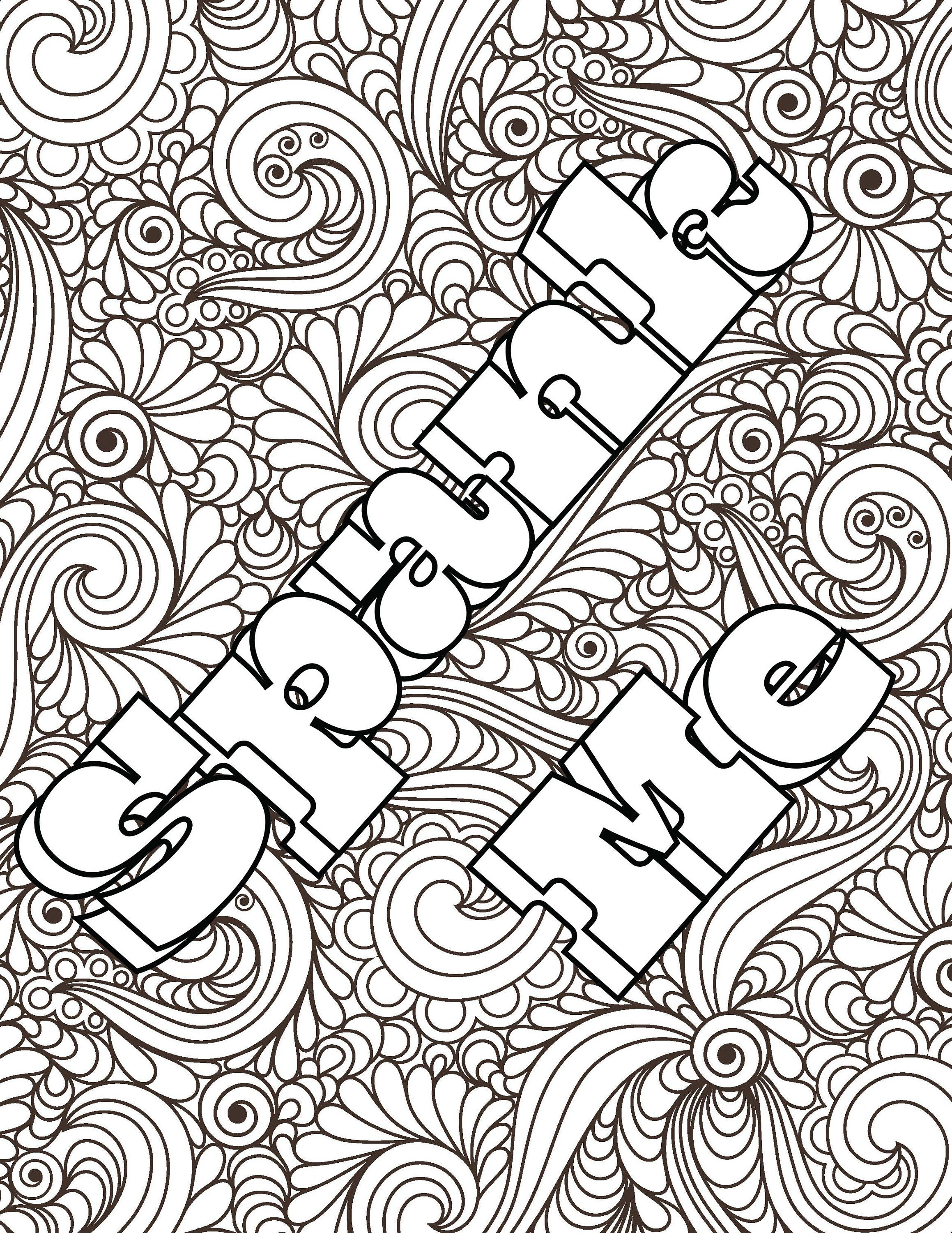 Dirty coloring page