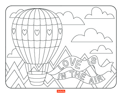 Valentines day coloring pages for kids