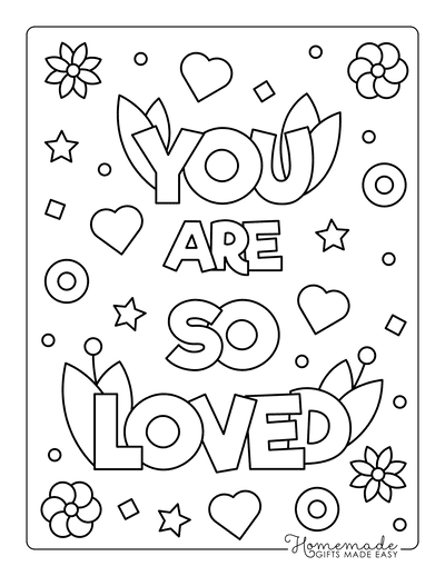 Free printable valentines day coloring pages