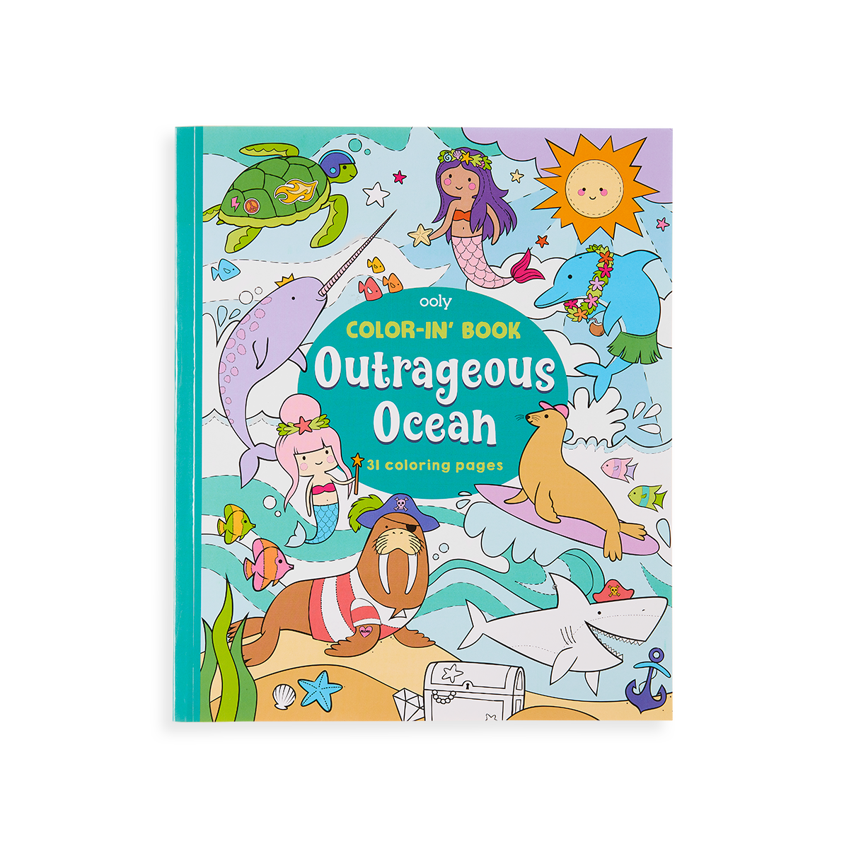 Outrageous ocean coloring book