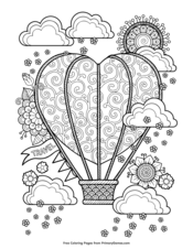 Valentines day coloring pages â free printable pdf from