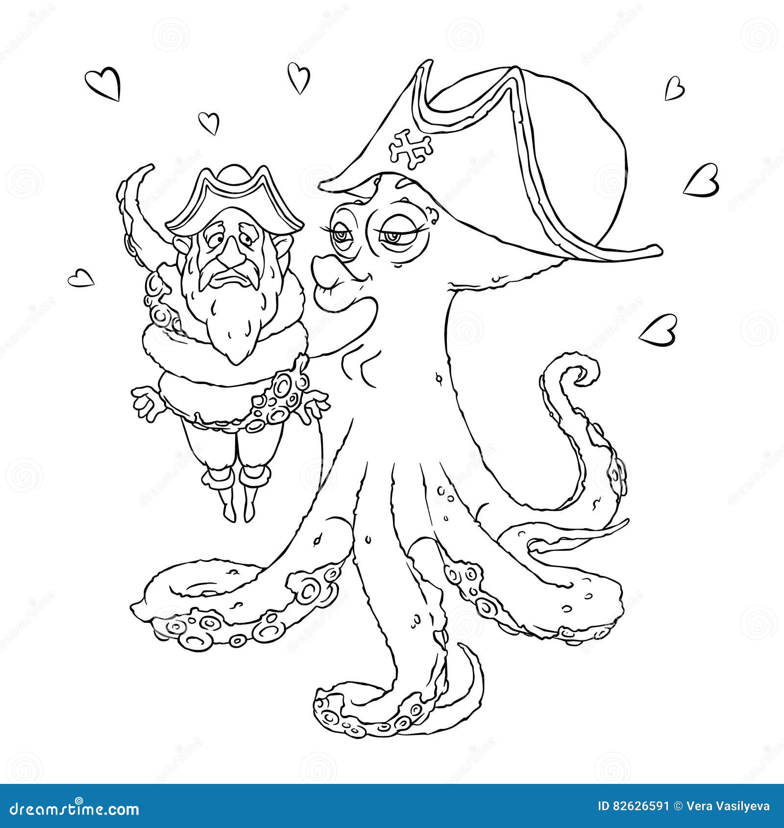 Kraken coloring page stock illustrations â kraken coloring page stock illustrations vectors clipart