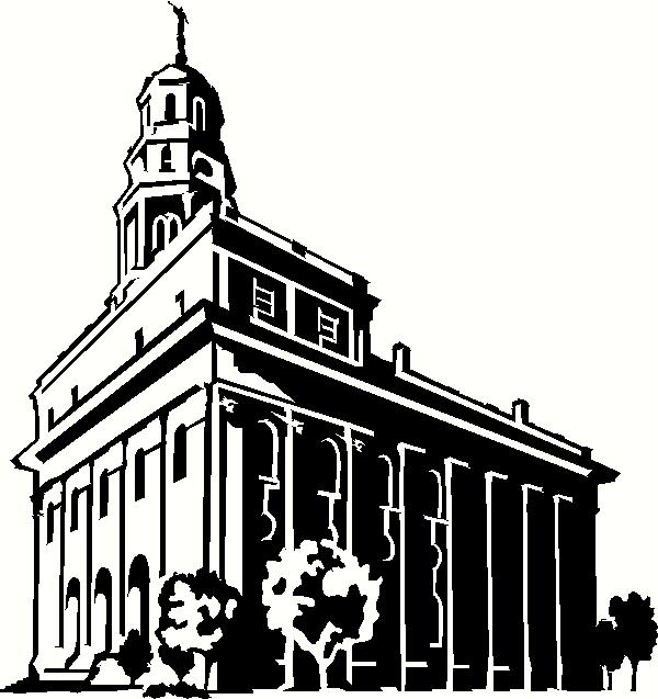 Illinois nauvoo temple wall sticker vinyl decal the wall works