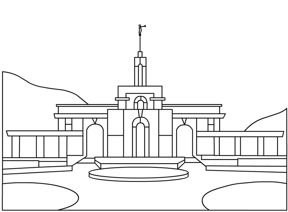 Grãfico templo lds coloring pages lds temples lds pictures