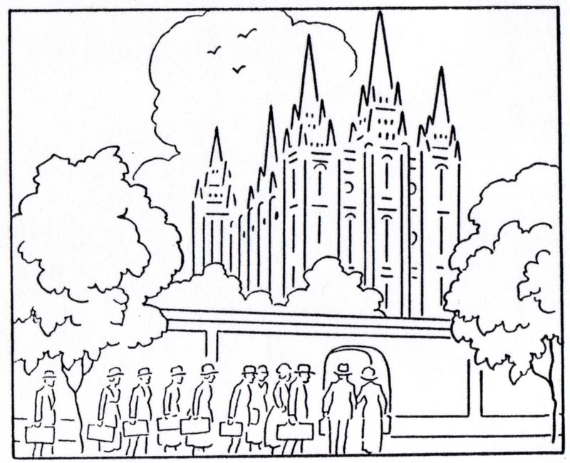 Temples coloring lds lesson ideas