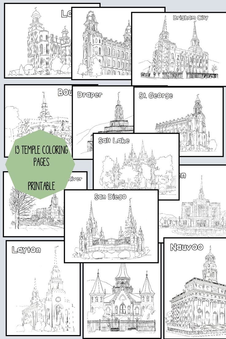 Lds coloring pages lds temple coloring pages lds primary