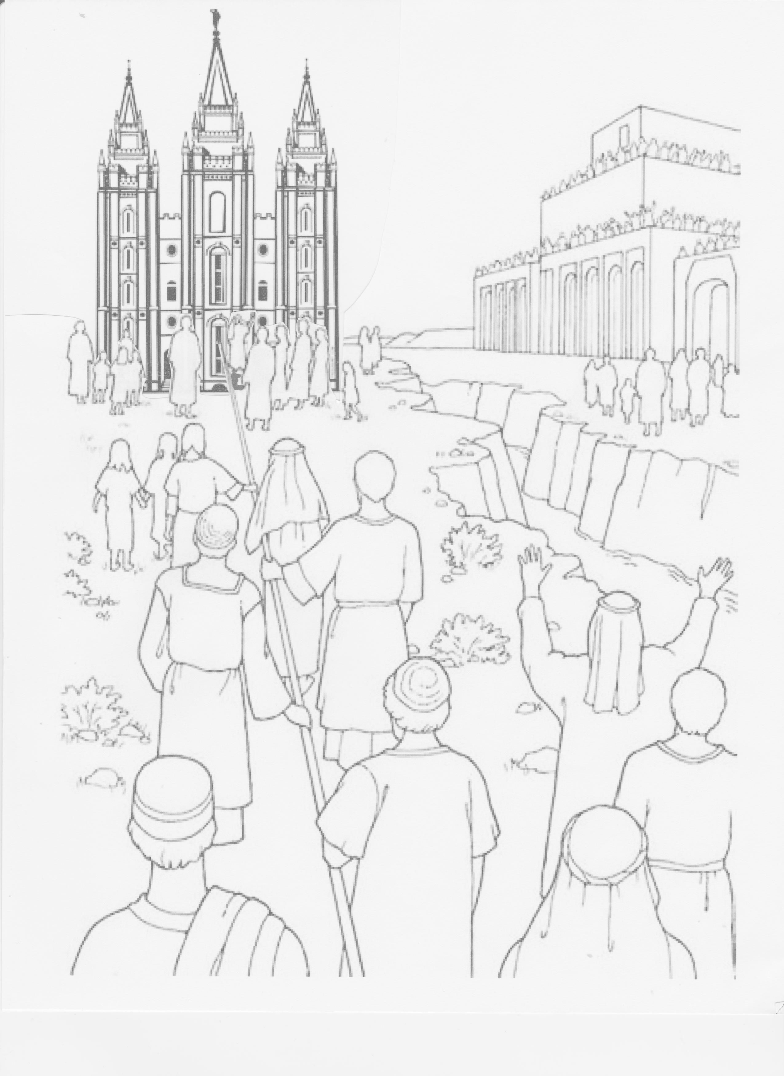 Planning a family history activity for our primary i decided this was a good merge since the temple is our â lds coloring pages history journal family history