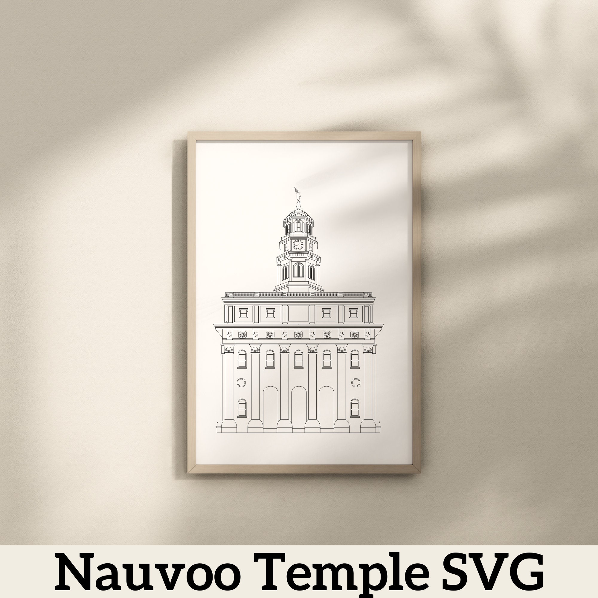 Nauvoo temple svg