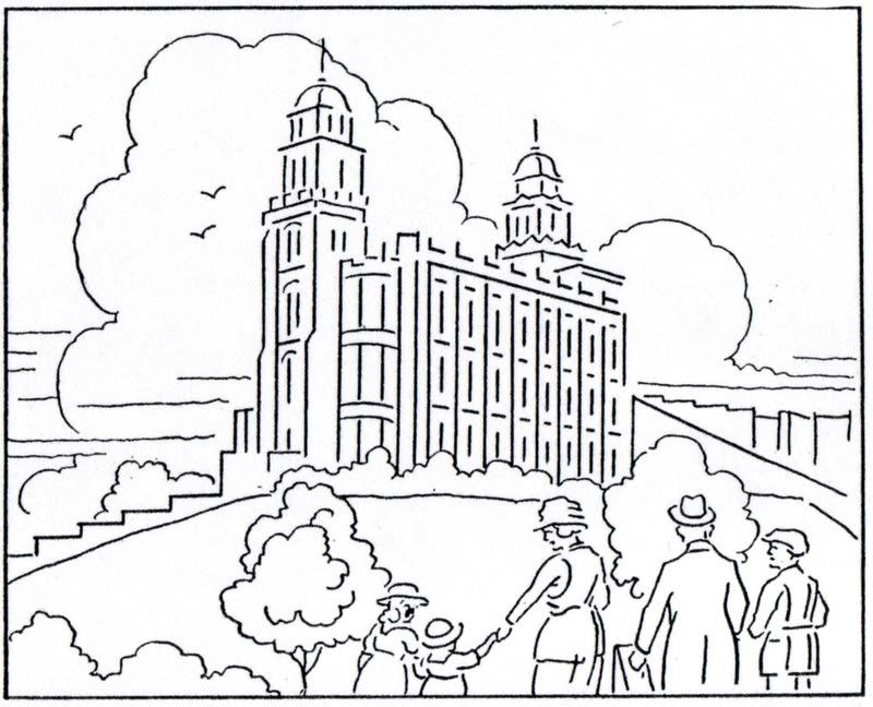 Temple coloring pages