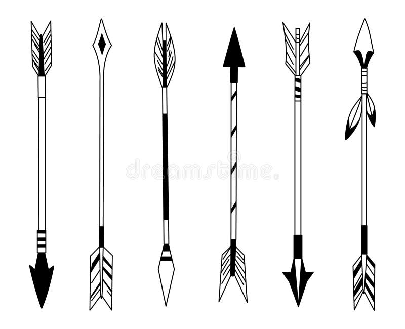 Indian arrowhead stock illustrations â indian arrowhead stock illustrations vectors clipart