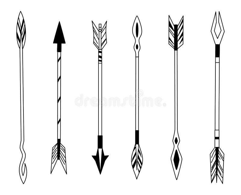 Indian arrowhead stock illustrations â indian arrowhead stock illustrations vectors clipart