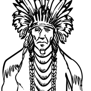 Native american coloring pages printable for free download