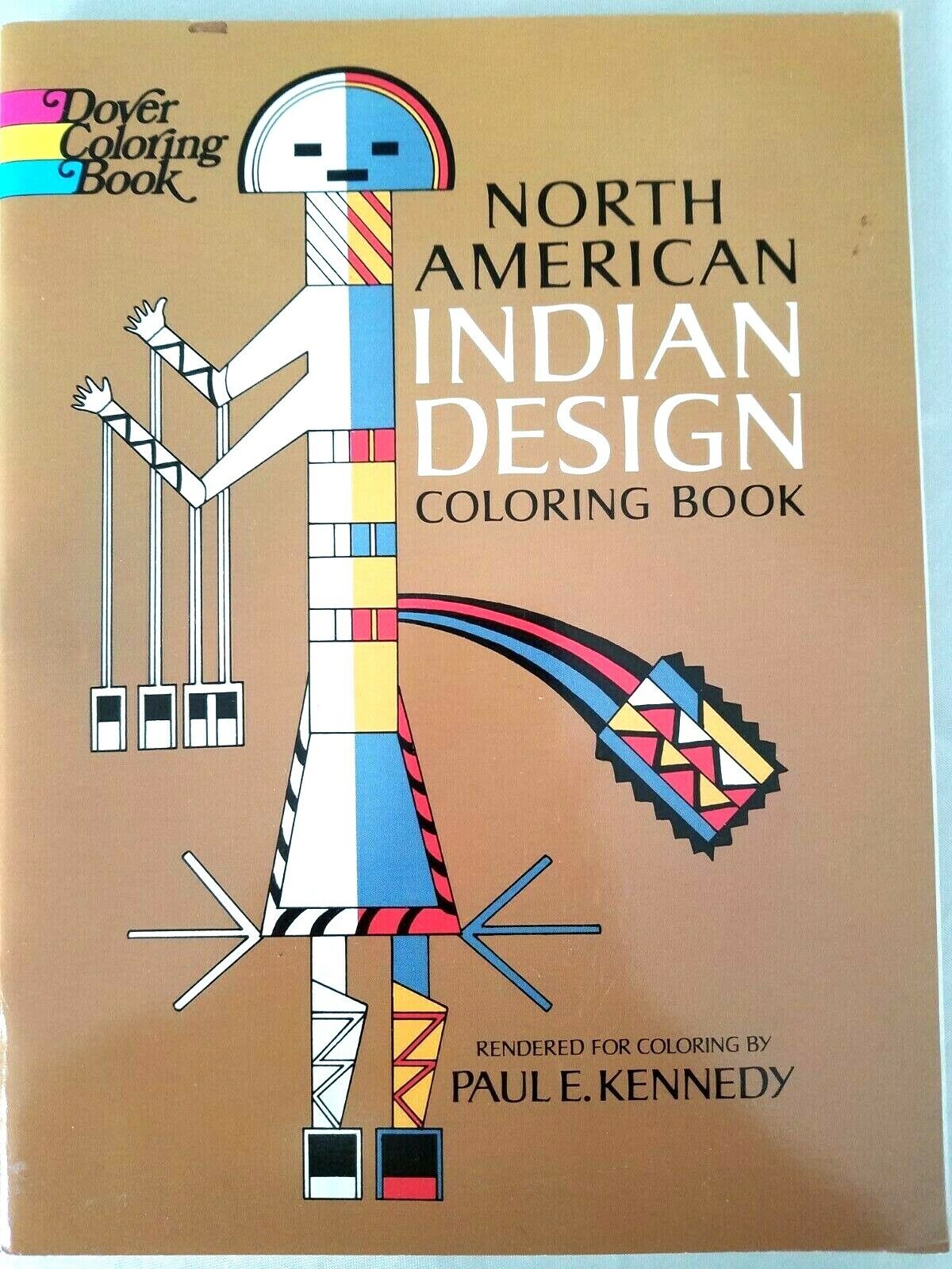 Dover north american indian design coloring book pg booklet paul kennedy