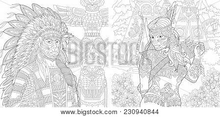 Coloring page adult vector photo free trial bigstock