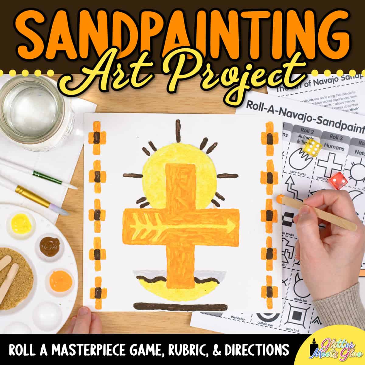 Navajo sand painting art game â november art project sub plan
